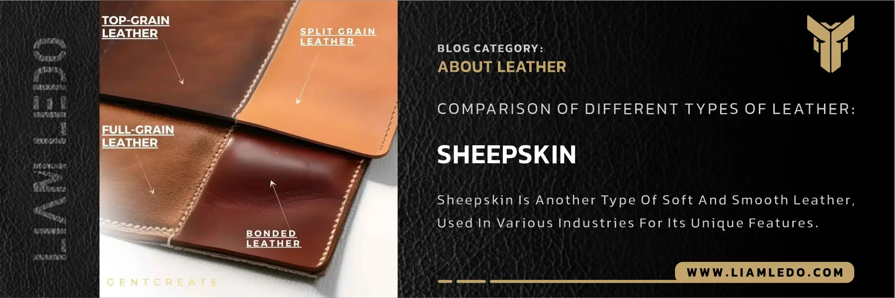 Close-up of different leather types and textures – types of leather explained