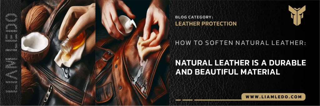 Applying leather conditioner with a soft cloth – how to soften natural leather effectively