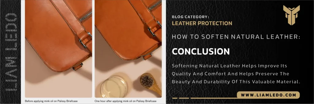 Applying leather conditioner with a soft cloth – how to soften natural leather effectively