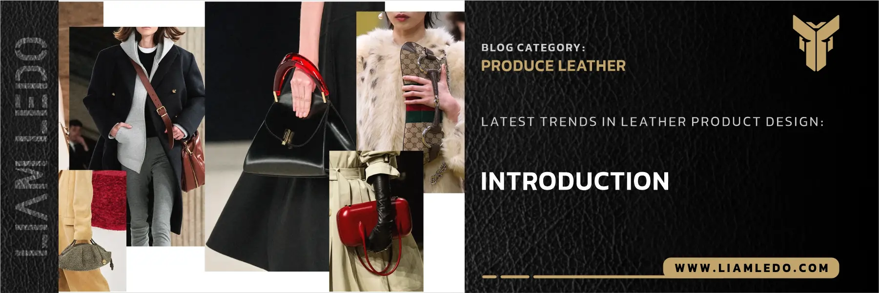 Latest trends in leather product design featuring sustainable materials, innovative technology, personalization, and modern fashion styles.