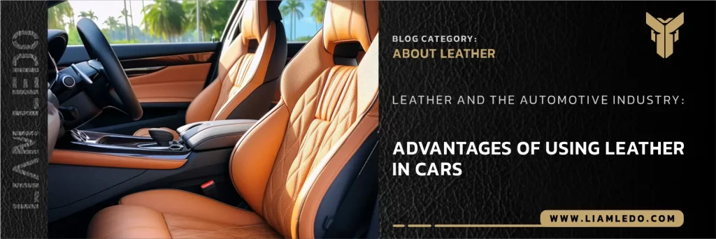 "Luxury automotive leather interiors with premium car seats"