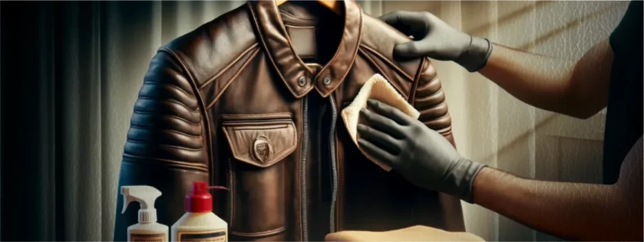 how to clean a leather jacket at home step by step