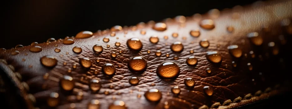 how to protect leather from moisture with sprays, waxes, conditioners, and proper storage to prevent water stains and extend leather lifespan
