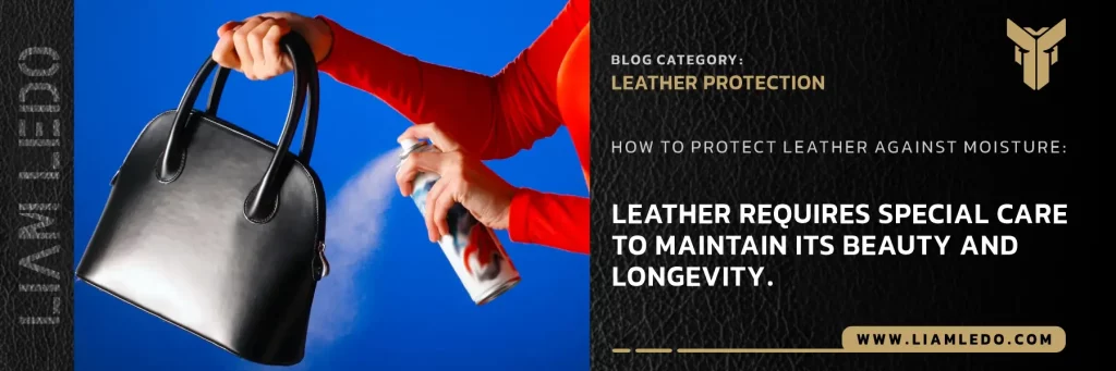 how to protect leather from moisture with sprays, waxes, conditioners, and proper storage to prevent water stains and extend leather lifespan