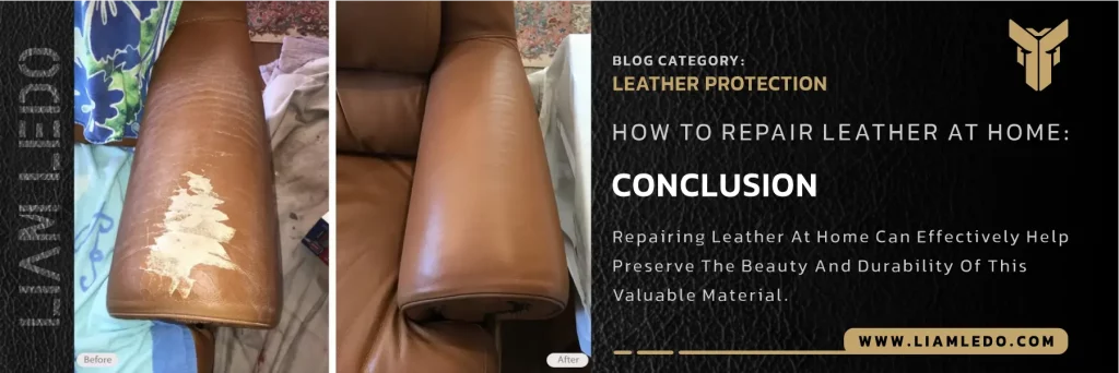 how to repair leather at home using DIY repair kits and conditioners