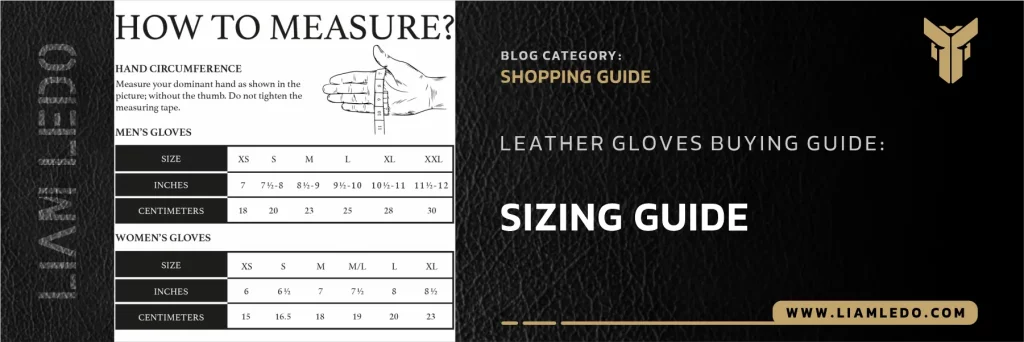 Leather gloves buying guide with types, sizing, styles, and care tips for men’s and women’s gloves.