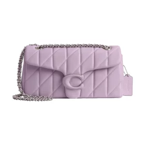 Explore the Quilted Tabby Shoulder Bag 26 With Chain by Coach. Luxurious quilted leather, versatile chain strap, and stylish design.