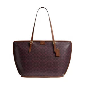 COACH womens Taxi Tote in Signature Canvas