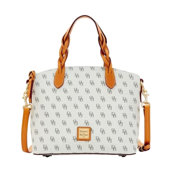 Dooney & Bourke Blakely Small Celeste Satchel – Compact Luxury with Everyday Functionality
