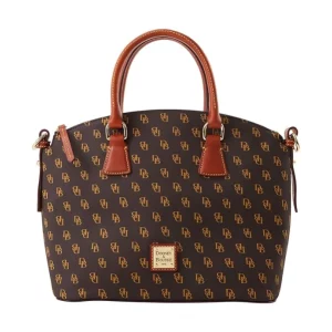 Dooney & Bourke Gretta Domed Satchel - Brown Tmoro