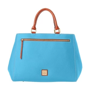 Dooney & Bourke Pebble Grain Leather Zip Handbag Handbag with Crossbody Strap