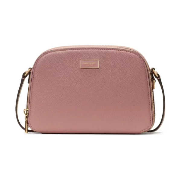kate spade new york Serena Pebbled Leather Double Zip Dome Crossbody
