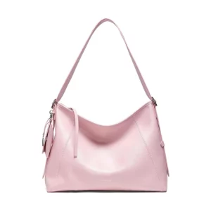 LA'FESTIN Leather Shoulder Purse For Women: Black Crossbody Bags Small Handbags - Trendy Medium Hobo Bag