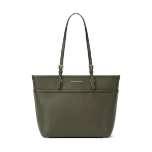 Michael Kors Winston Medium Top-Zip Pocket Tote Bag