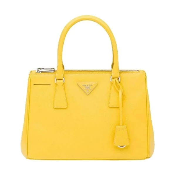 Prada Galleria Saffiano Lux Leather Small Tote Handbag Sole