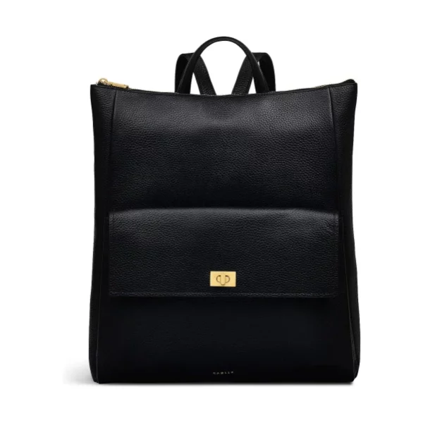 RADLEY London Brook Avenue Women's Leather Large Ziptop Backpack, Black