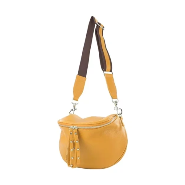 T236 - Small shoulder bag made of Italian leather