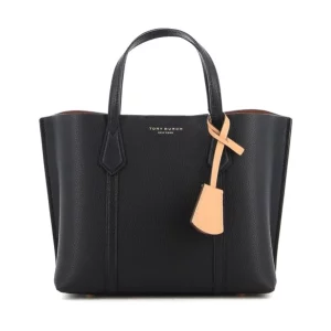Tory Burch Perry Small Triple Compartment Leather Tote Bag