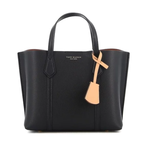 Tory Burch Perry Small Triple Compartment Leather Tote Bag
