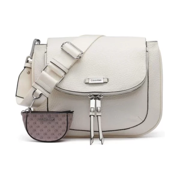 Calvin Klein womens Zulle Flap Organizational Messenger
