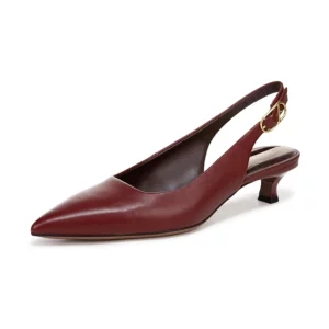 Franco Sarto Womens Marlow Slingback Kitten Heel