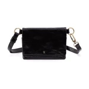 HOBO Winn Leather Belt Bag for Women, Convertible Crossbody and Shoulder Bag