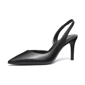 Michael Kors Women's Alina Flex Sling Pump, Black, 7