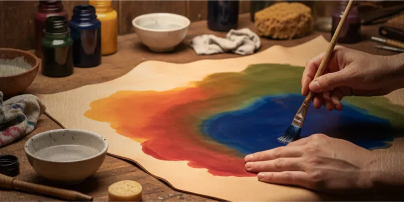 Leather Dyeing Techniques: A Complete Guide to Professional Leather Finishing